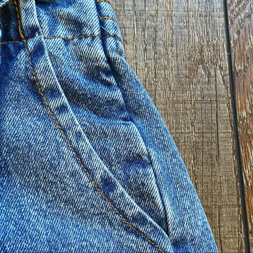 Forever 21 Retro Paper Bag Waist Denim Shorts Size Small - Picture 5 of 15